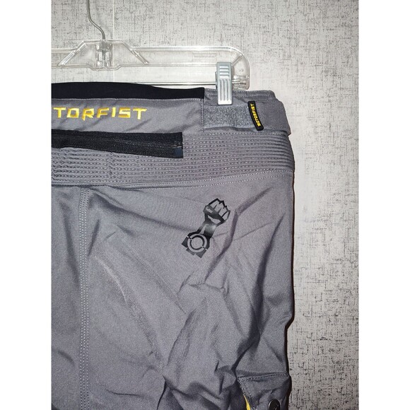 Motorfist Men's Ranger Gray/Blue Yellow Pant 34 - Picture 3 of 6